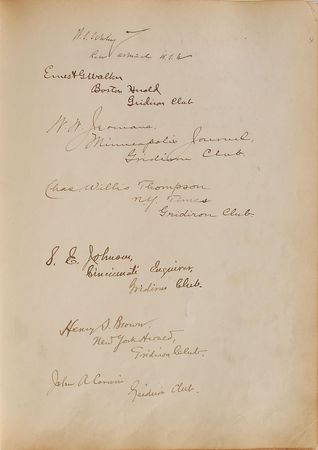 Lot #201 Harris & Ewing Guest Book: One-of-a-kind guest book from Harris & Ewing—a miscellany of notables - Image 9