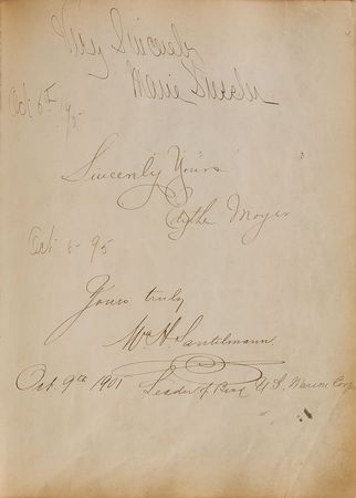 Lot #201 Harris & Ewing Guest Book: One-of-a-kind guest book from Harris & Ewing—a miscellany of notables - Image 11