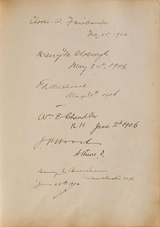 Lot #201 Harris & Ewing Guest Book: One-of-a-kind guest book from Harris & Ewing—a miscellany of notables - Image 13
