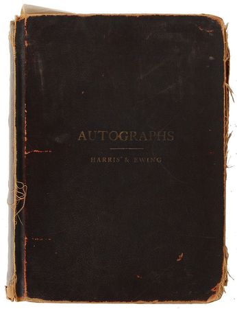 Lot #201 Harris & Ewing Guest Book: One-of-a-kind guest book from Harris & Ewing—a miscellany of notables - Image 15