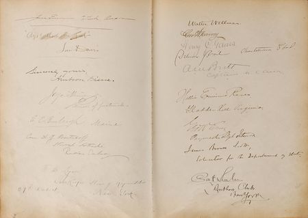 Lot #201 Harris & Ewing Guest Book: One-of-a-kind guest book from Harris & Ewing—a miscellany of notables - Image 16
