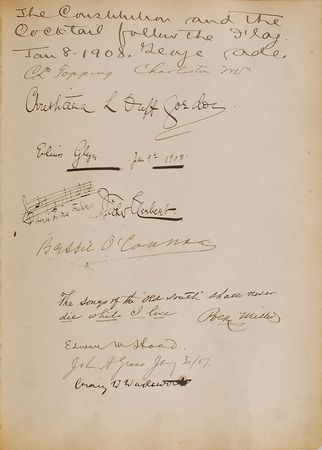 Lot #201 Harris & Ewing Guest Book: One-of-a-kind guest book from Harris & Ewing—a miscellany of notables - Image 17
