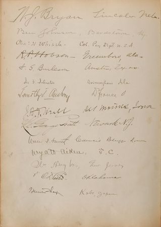 Lot #201 Harris & Ewing Guest Book: One-of-a-kind guest book from Harris & Ewing—a miscellany of notables - Image 21