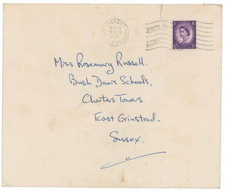 Lot #676 Rolling Stones: Wyman graciously mails a fully signed 1964 Stones promo card - Image 3
