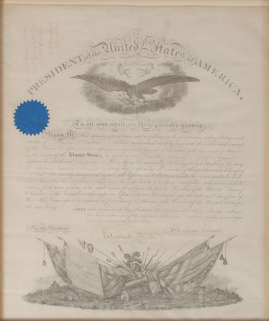 Lot #33 Abraham Lincoln: President Lincoln appoints a General of Volunteers, the eventual president of MIT - Image 2