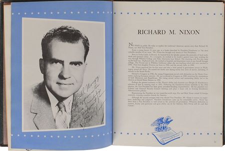 Lot #162 Richard Nixon and Herbert Hoover Program - Image 2