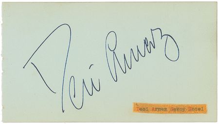 Lot #832 Lucille Ball and Desi Arnaz Signatures - Image 2