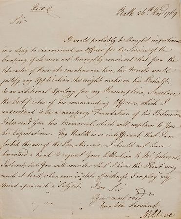Lot #387 Robert Clive: Scarce letters by the controversial ‘Clive of India’ - Image 1