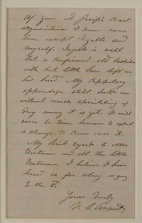 Lot #47 U. S. Grant: Even after the stress of war, Grant?s hair remains ?without much sprinkling of grey? - Image 2