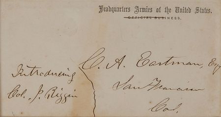 Lot #47 U. S. Grant: Even after the stress of war, Grant?s hair remains ?without much sprinkling of grey? - Image 4