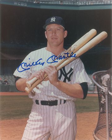 Lot #944 Mickey Mantle Signed Photographs - Image 1