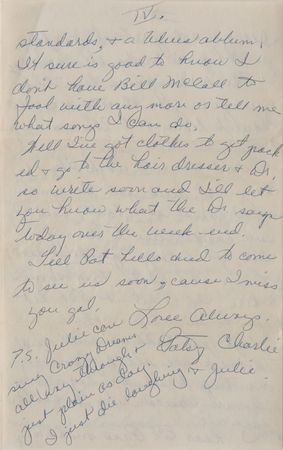 Lot #661 Patsy Cline: Lengthy and insightful 1960 letter from the expectant Cline - Image 3