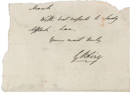 Lot #302 British Scientists Signatures - Image 1