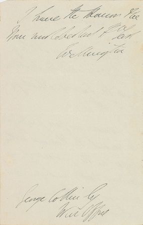 Lot #433 Duke of Wellington Handwritten Letter Signed - Image 2