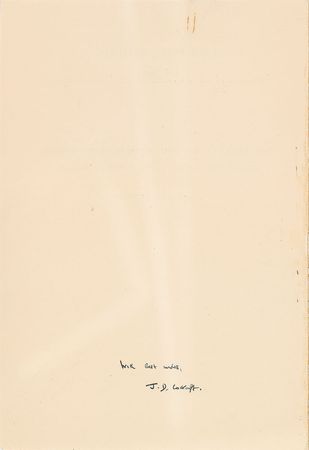 Lot #306 John Cockroft Typed Letter Signed and Booklet - Image 1