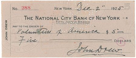 Lot #823 Actors Checks - Image 3