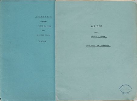 Lot #709 George M. Cohan Signed Documents - Image 6