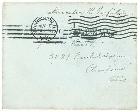 Lot #123 James and Lucretia Garfield Free Franks - Image 1