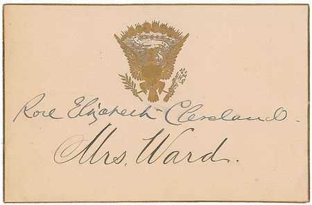 Lot #124 Grover and Rose Cleveland Signatures - Image 1