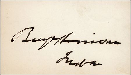 Lot #126 Benjamin Harrison Signature - Image 1
