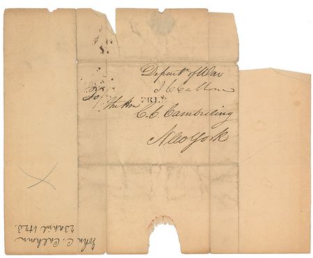 Lot #303 John C. Calhoun Signed Letter - Image 3