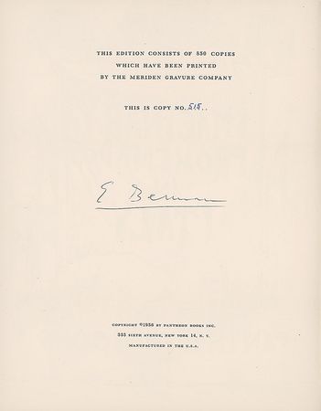 Lot #541 Eugene Berman and Andre Dunoyer de Segonzac Book and Catalog - Image 3