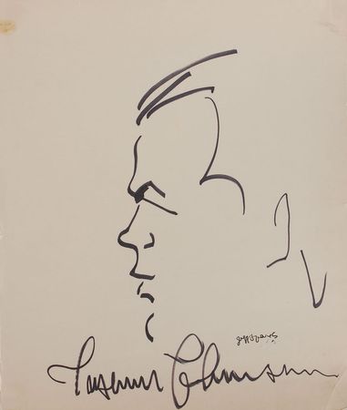 Lot #844 Celebrities Sketches - Image 1