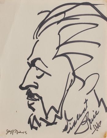 Lot #844 Celebrities Sketches - Image 2