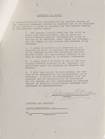 Lot #826 Actresses Signed Documents - Image 5