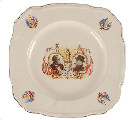 Lot #147 Franklin D. Roosevelt and Winston Churchill - Image 3