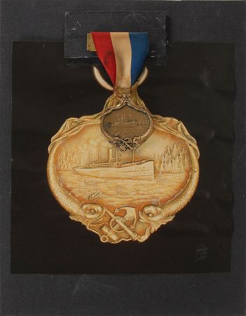 Lot #297 Carpathia: Sought-after bronze medal for an RMS Carpathia crewmember - Image 1