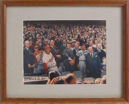 Lot #922 Baseball Hall of Famers: Massive Hall of Fame collection, highlighted by Foxx, Clemente, and Mantle?Maris - Image 5