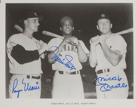 Lot #922 Baseball Hall of Famers: Massive Hall of Fame collection, highlighted by Foxx, Clemente, and Mantle?Maris - Image 6