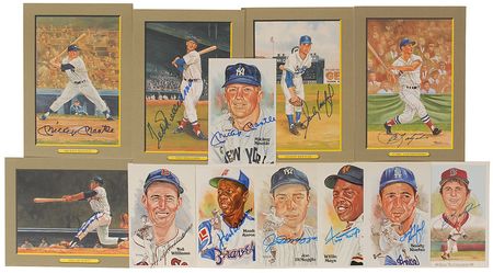 Lot #922 Baseball Hall of Famers: Massive Hall of Fame collection, highlighted by Foxx, Clemente, and Mantle?Maris - Image 17