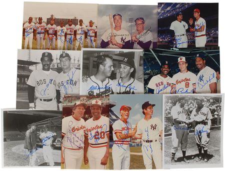 Lot #922 Baseball Hall of Famers: Massive Hall of Fame collection, highlighted by Foxx, Clemente, and Mantle?Maris - Image 19