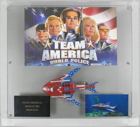 Lot #8233 Team America: World Police Screen-used Prop Mini Sub - Image 1
