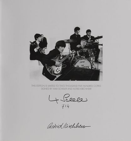 Lot #8256 Beatles: Scheler and Kirchherr Signed Books - Image 1
