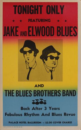 Lot #8223 Blues Brothers Prop Poster - Image 1