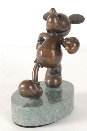 Lot #8482 Mickey Mouse Artist’s Proof Bronze Figurine - Image 1