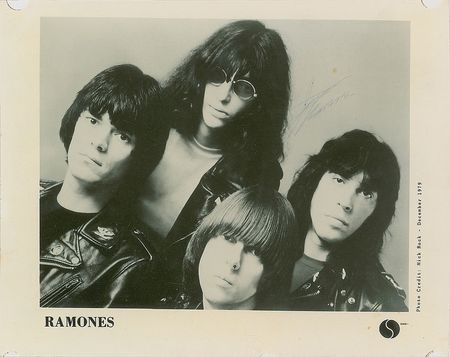 Lot #8385  Ramones Signed Photograph - Image 2