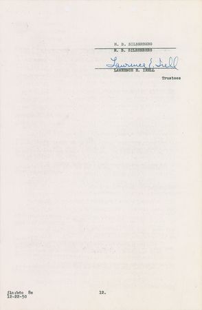 Lot #8131 Harry Cohn Signed Document - Image 2