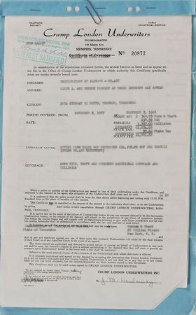 Lot #8265 Elvis Presley Collection of Documents - Image 4