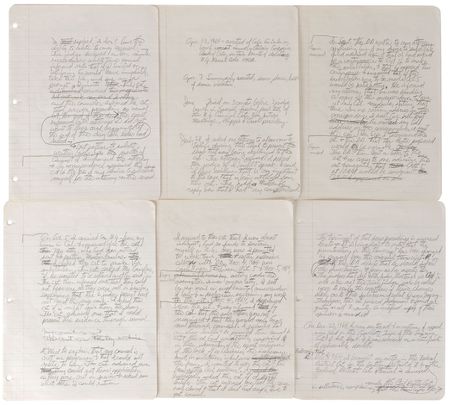 Lot #8106 Lenny Bruce Legal Notes - Image 1