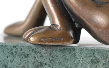 Lot #8485 Pluto Bronze Figurine - Image 3