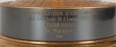 Lot #8178 William Holden?s 1973-1974 Best Actor Emmy Award - Image 4
