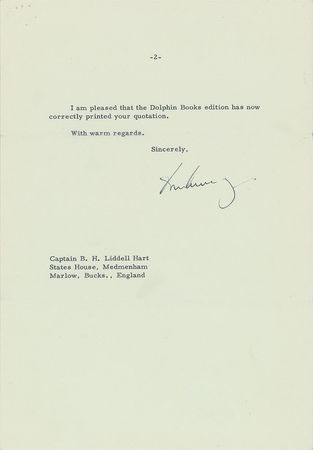 Lot #8020 John F. Kennedy Typed Letter Signed - Image 1