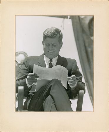 Lot #8037 John F. Kennedy Photograph That Hung in the White House - Image 1