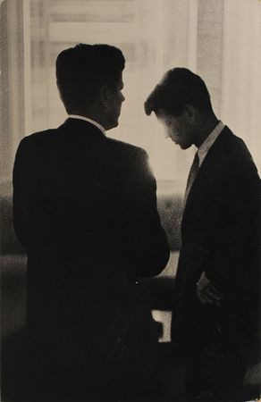 Lot #8034 John and Robert Kennedy Oversized Photograph by Jacques Lowe - Image 1