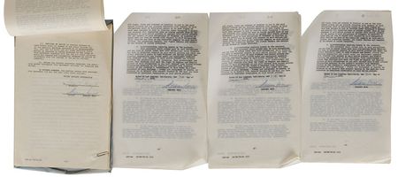 Lot #8122 On the Beach Collection of Signed Documents: Peck, Gardner, Perkins, and Astaire - Image 5