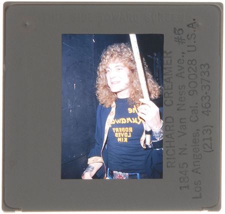 Lot #8412 Led Zeppelin: Plant and Page Pair of Photographs and Slide - Image 3